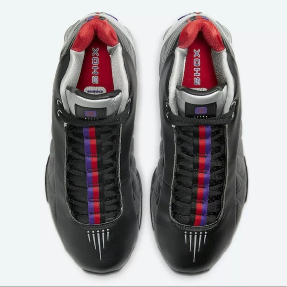 Nike Shox BB4 QS Raptors Mens Black Silver CD9335 - Picture 5 of 9